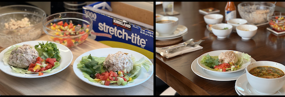 No Mayo Chicken Salad Lettuce Cups