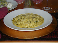 Dennis' Zucchini Saffron Risotto